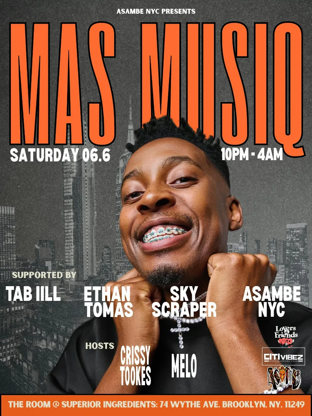 洋楽 M.O.B (Massive Of Brooklyn) / E.P. Amapiano Night, Mas Musiq – Brooklyn – Jun 6 | Edmtrain