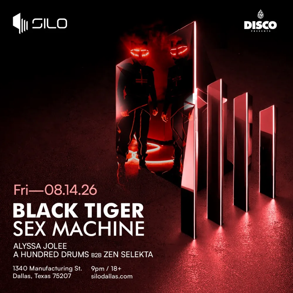 Black Tiger Sex Machine, Alyssa Jolee, A Hundred Drums, Zen Selekta, Julienne By — event flyer