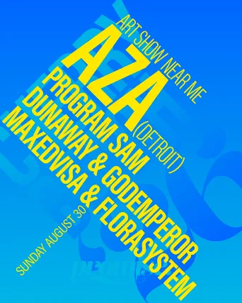 Program Sam, Dunaway, godemperor (ON), maxedvisa, florasystem — event flyer
