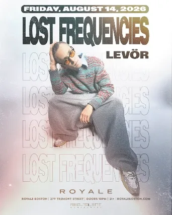 Lost Frequencies — event flyer