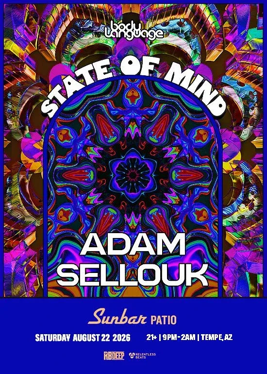 Adam Sellouk — event flyer