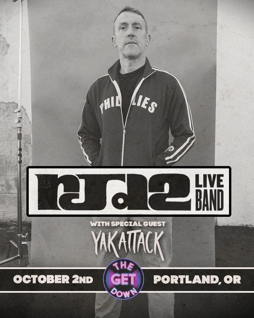 RJD2, Yak Attack — event flyer