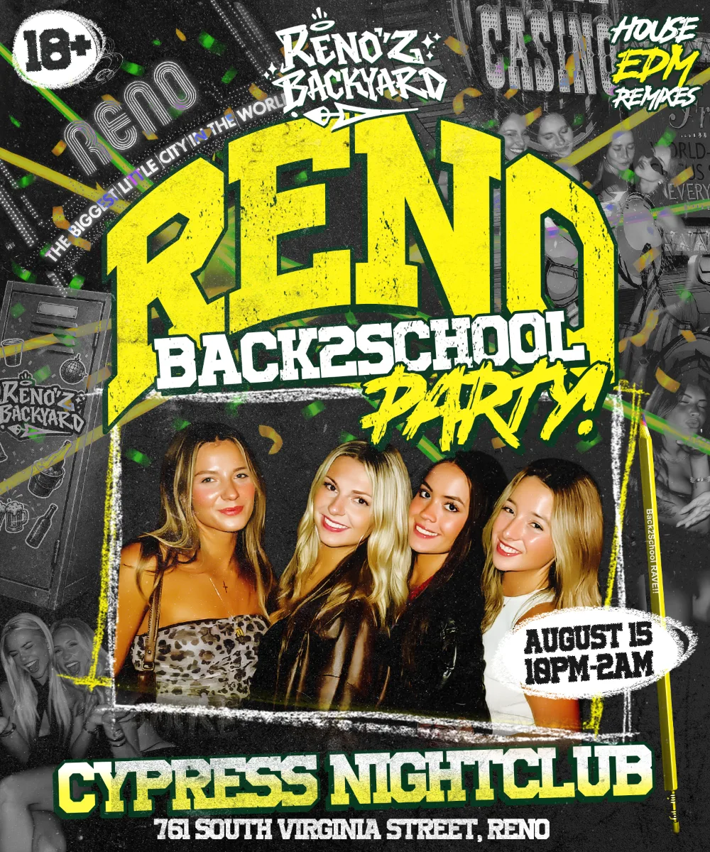 Reno Back to School Party — event flyer