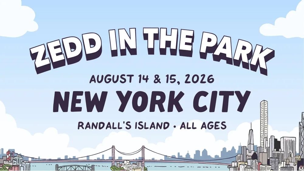 Zedd In The Park — event flyer