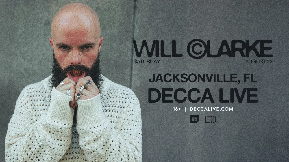 Will Clarke — event flyer