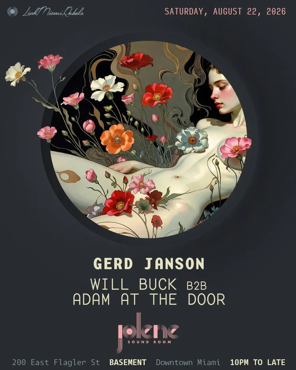 Gerd Janson — event flyer