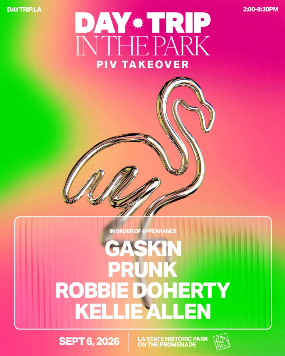 Day Trip — event flyer