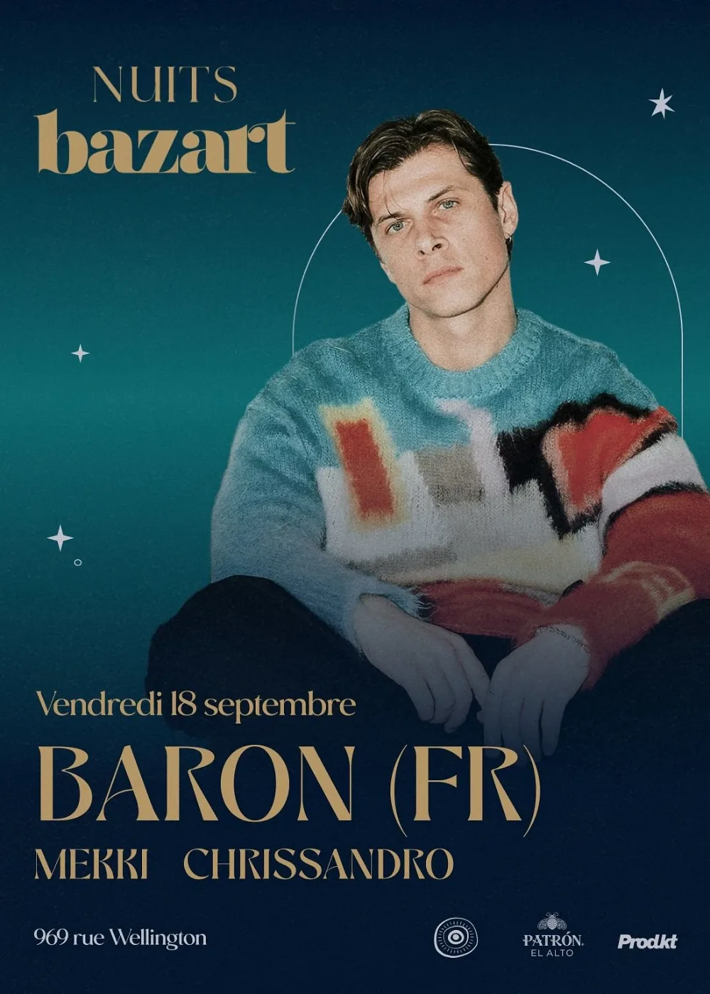 Baron (FR), Mekki — event flyer
