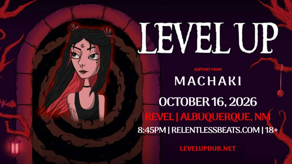 LEVEL UP, MACHAKI — event flyer