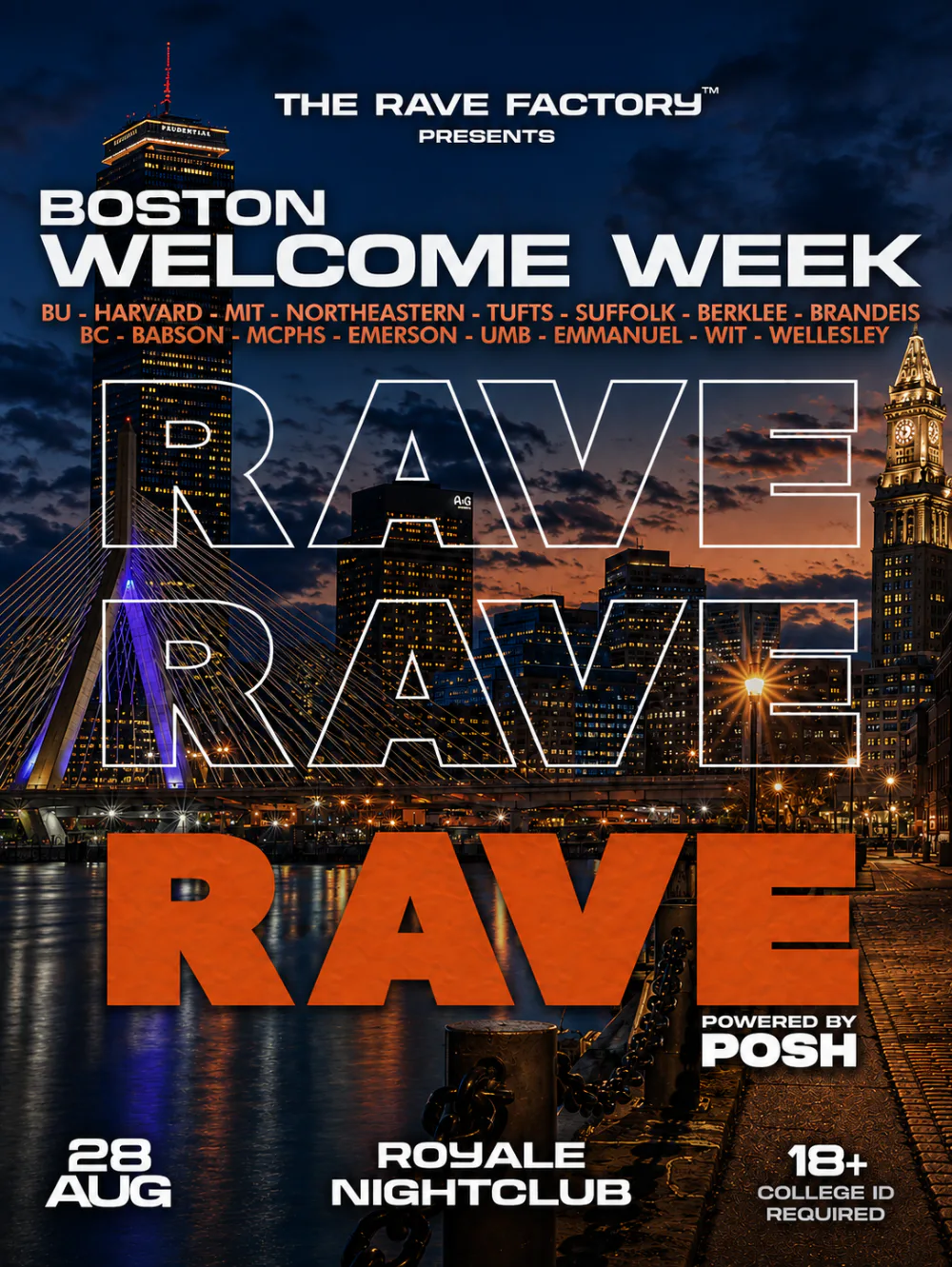 Welcomesign Rave Boston Welcome Week Rave – Boston – Aug 28 | Edmtrain