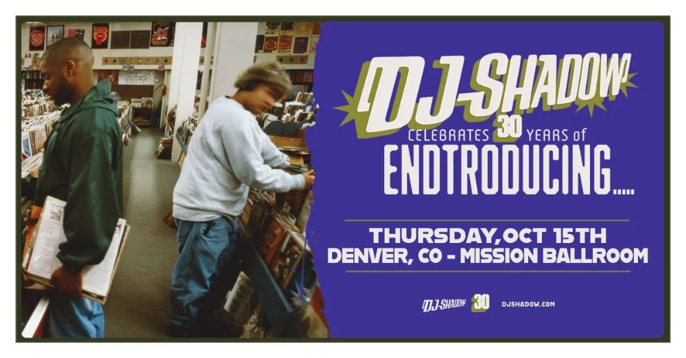 DJ Shadow — event flyer