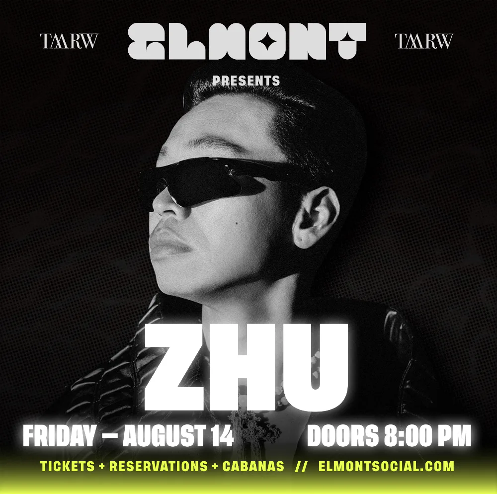 ZHU — event flyer
