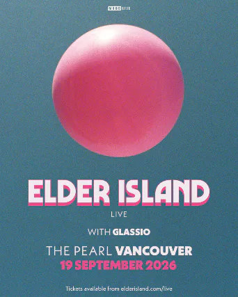 Elder Island, Glassio — event flyer