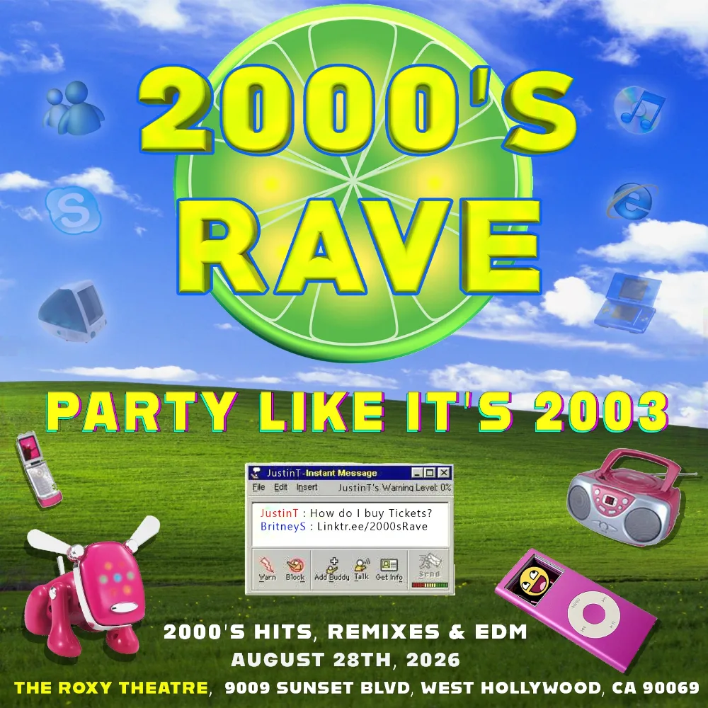 2000's Rave — event flyer
