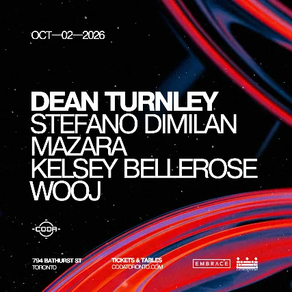 Dean Turnley — event flyer