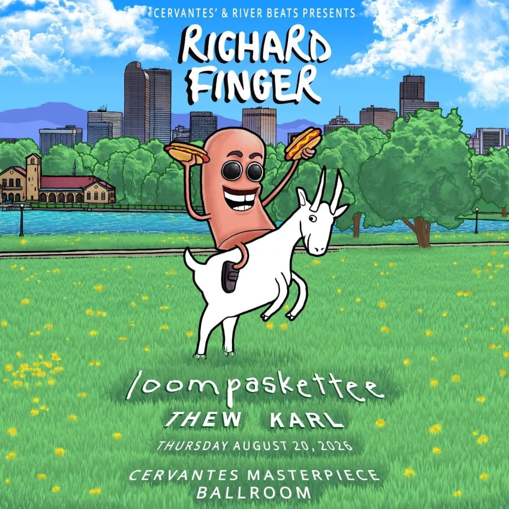 Richard Finger, Loompaskettee, KARL, Thew — event flyer