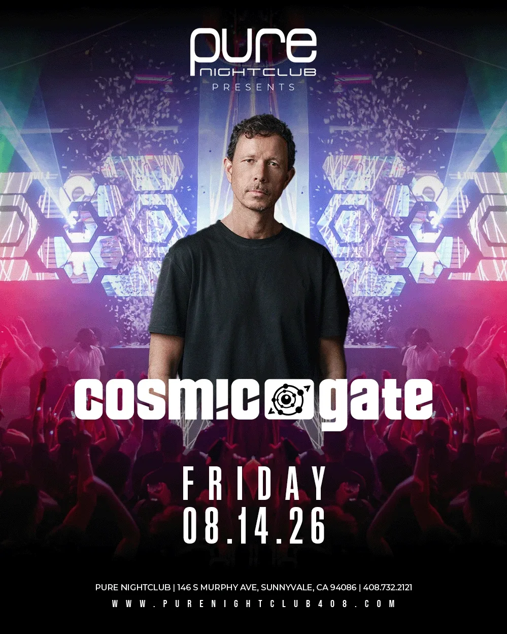 Cosmic Gate — event flyer