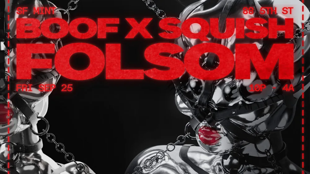 BOOF x SQUISH - FOLSOM — event flyer