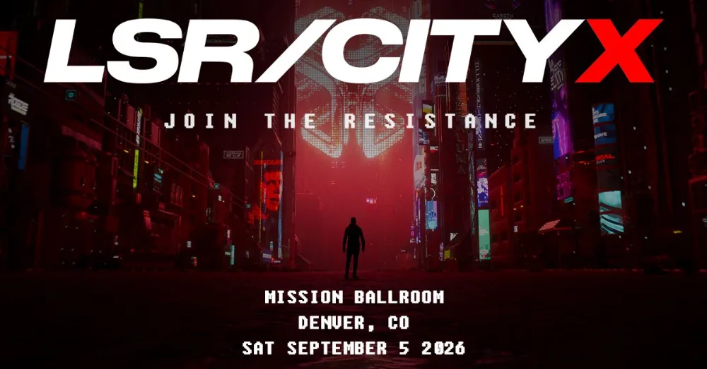 LSR/CITY X — event flyer