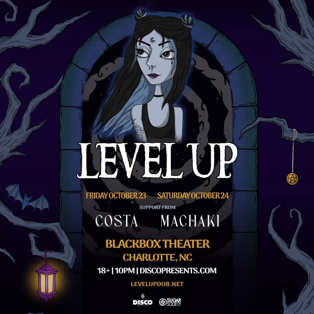LEVEL UP, MACHAKI — event flyer