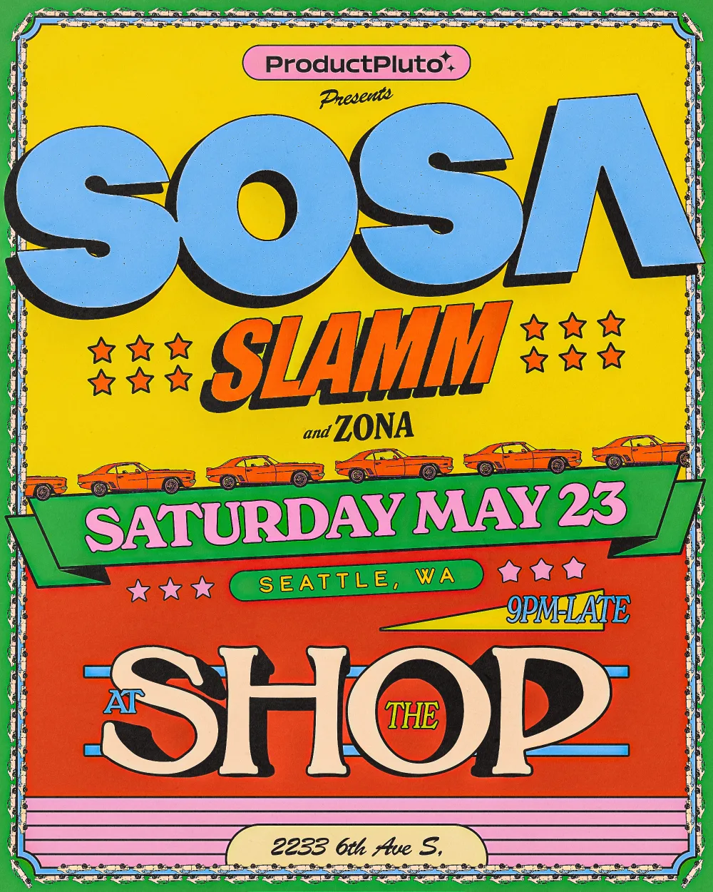 Product Pluto Presents, SOSA – Seattle – May 23 | Edmtrain