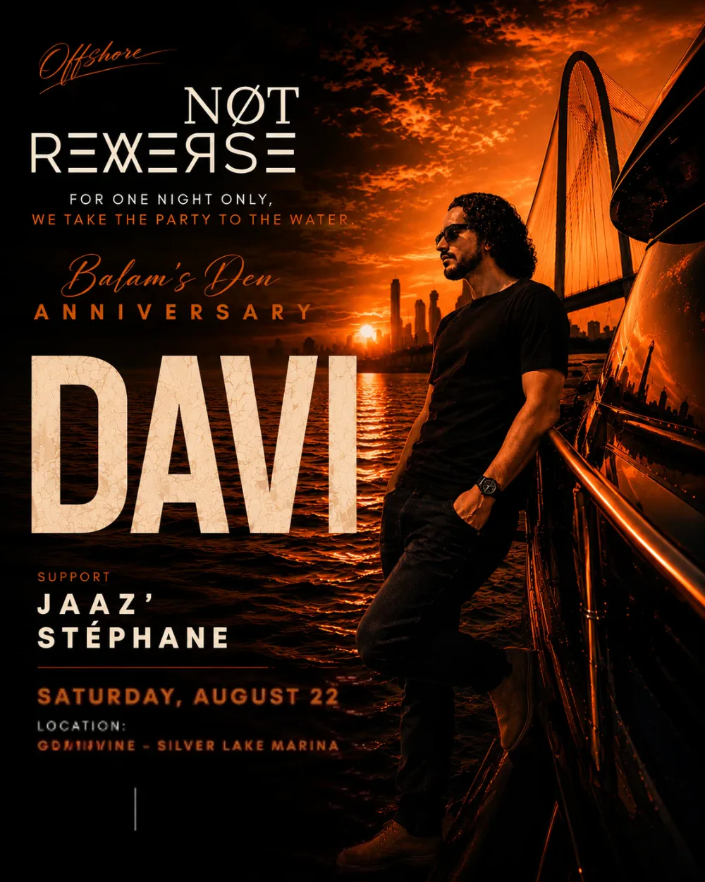 NOT RΞVΞЯSΞ - OFFSHORE — event flyer