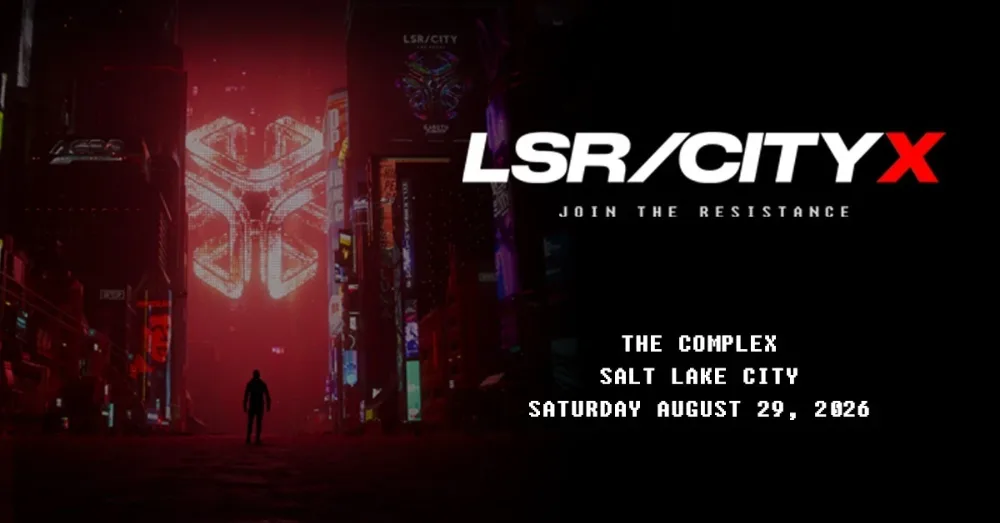 LSR/CITY X — event flyer