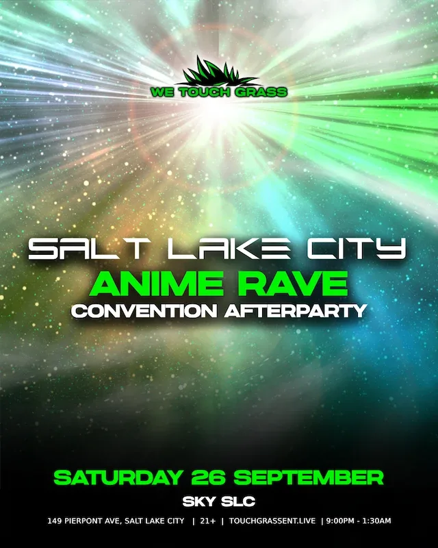 WeTouchGrass Presents - Anime Rave – Salt Lake City – Sep 26 | Edmtrain