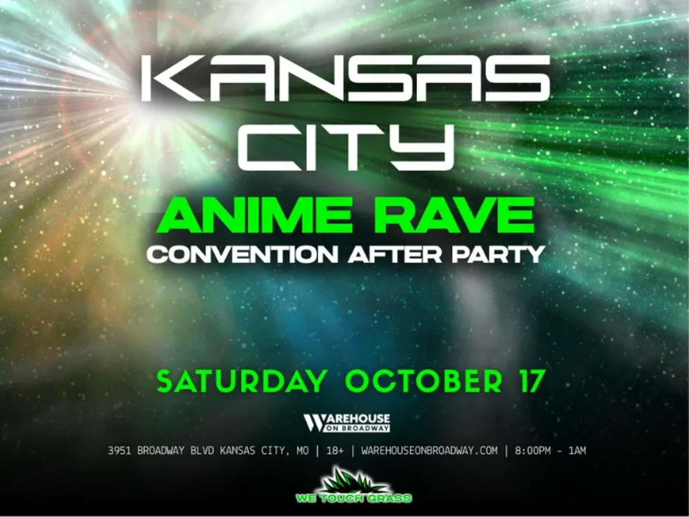 WeTouchGrass Presents - Anime Rave — event flyer