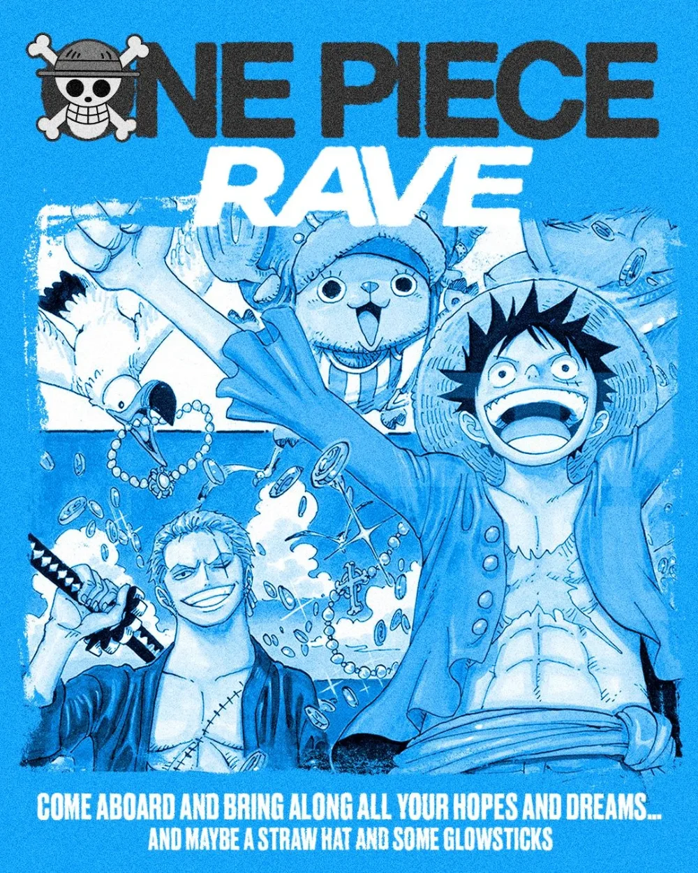 One Piece Rave — event flyer
