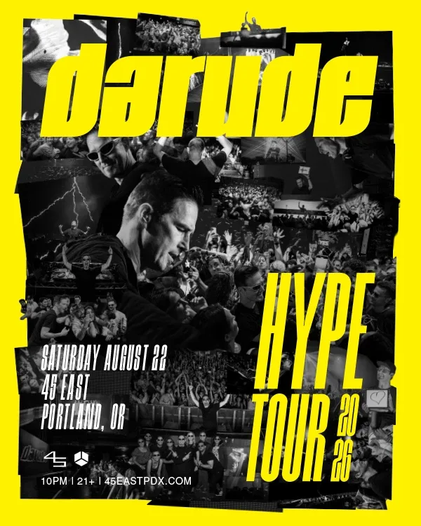 Darude — event flyer