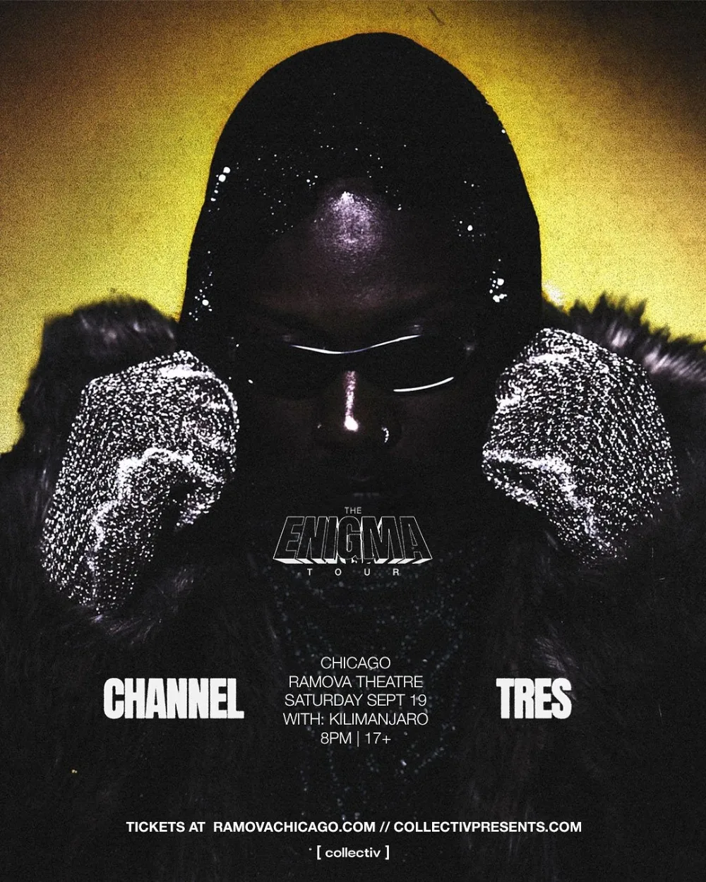 The Enigma Tour — event flyer
