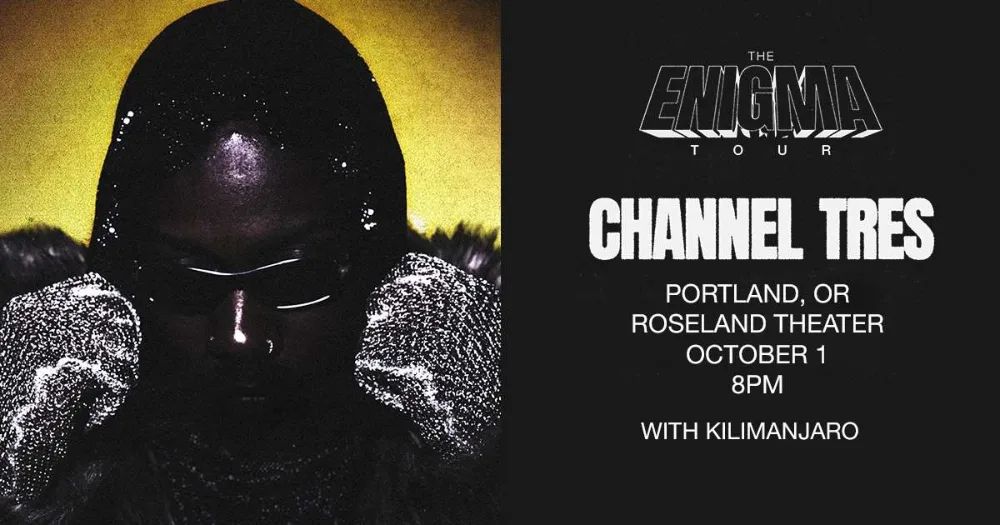 The Enigma Tour — event flyer
