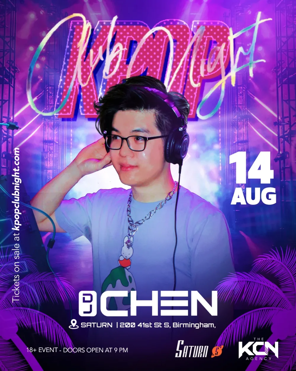 DJ CHEN — event flyer