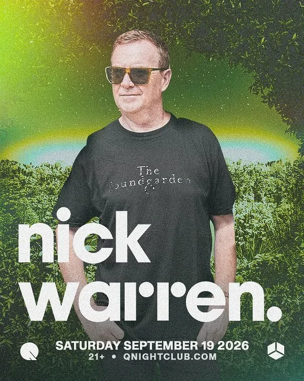 Nick Warren — event flyer