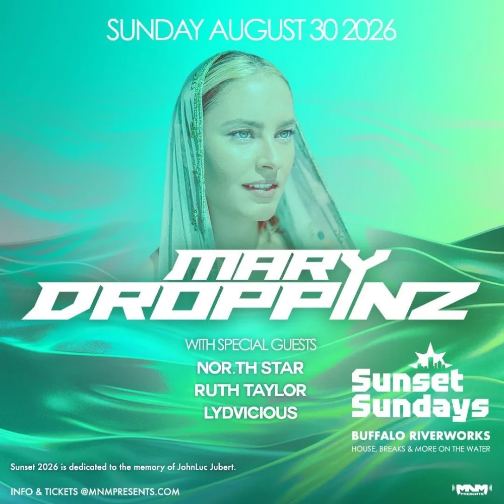 Sunset Sundays — event flyer