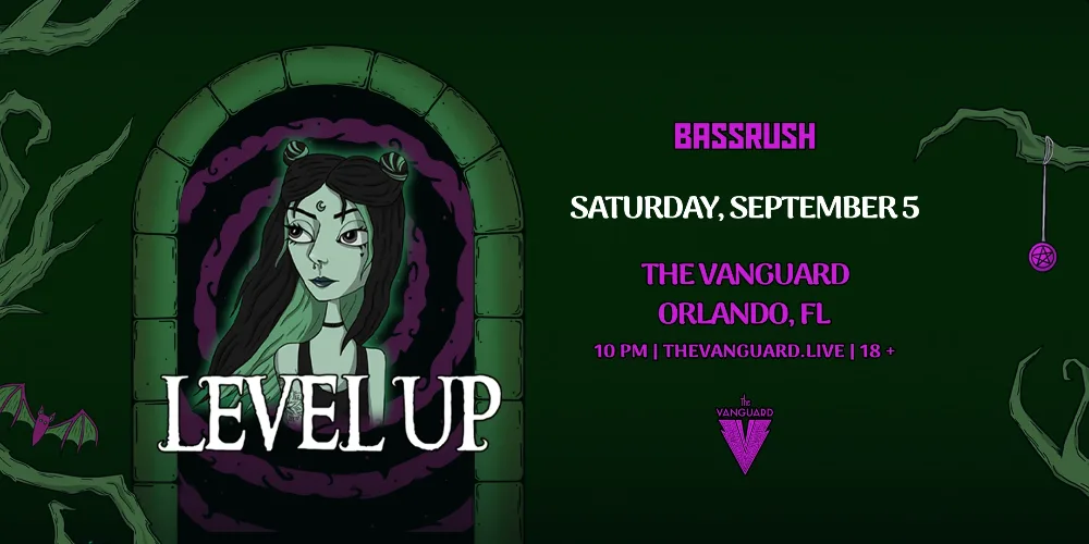 LEVEL UP — event flyer
