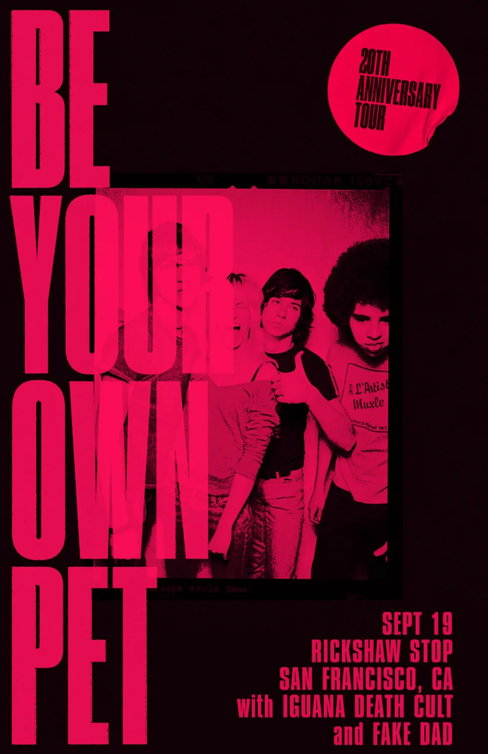 Be Your Own Pet, Fake Dad — event flyer