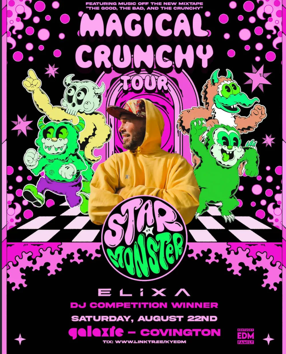 Magical Crunchy Tour — event flyer