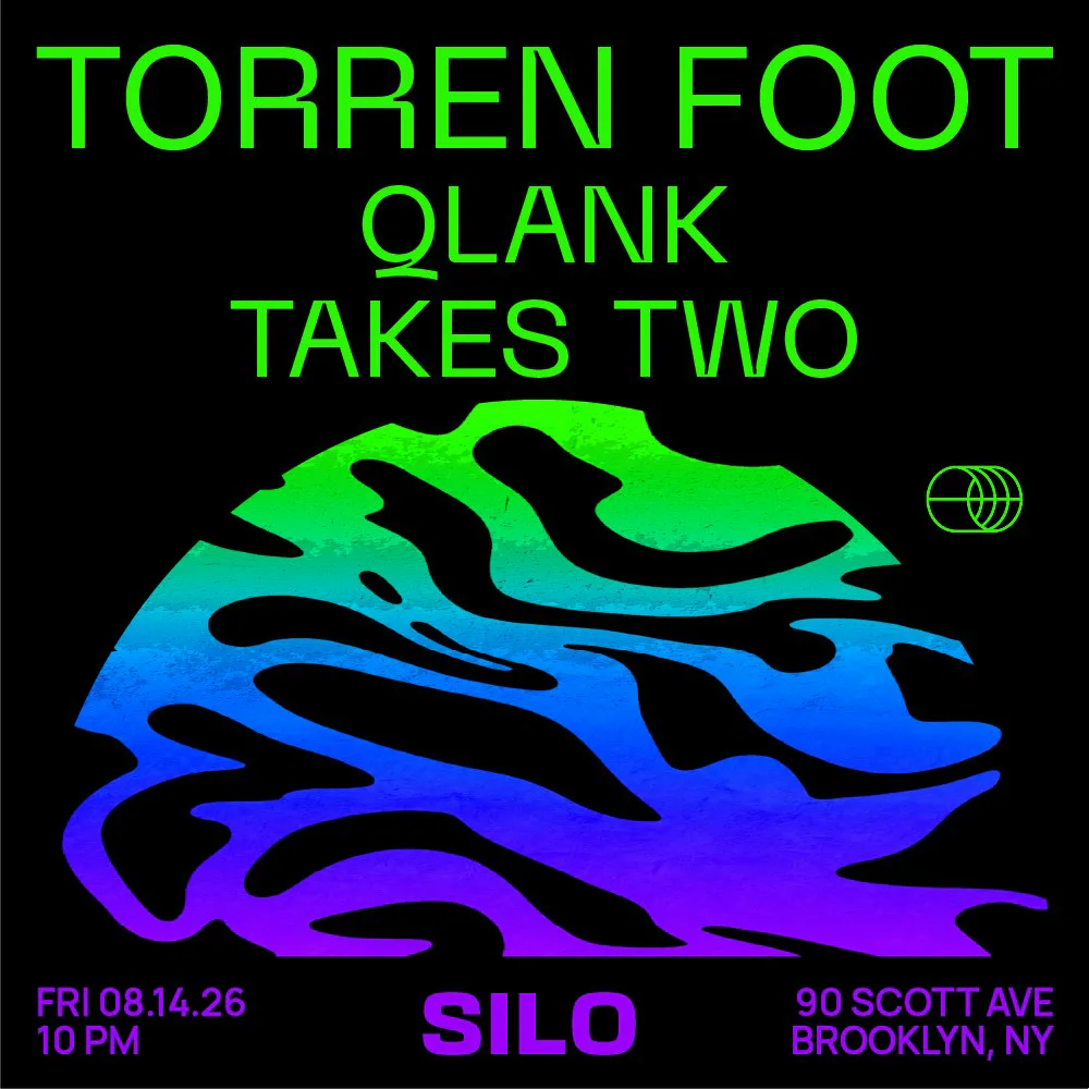 Torren Foot, Qlank, Takes Two — event flyer