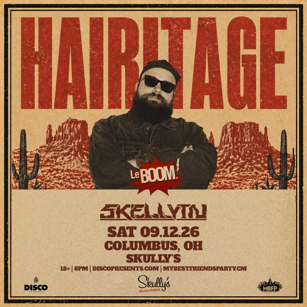 Hairitage, Skellytn — event flyer