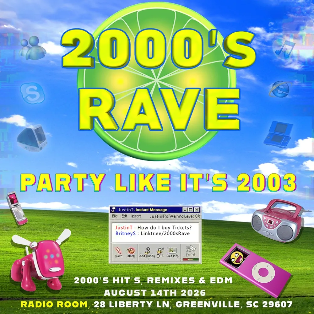 2000s Rave — event flyer
