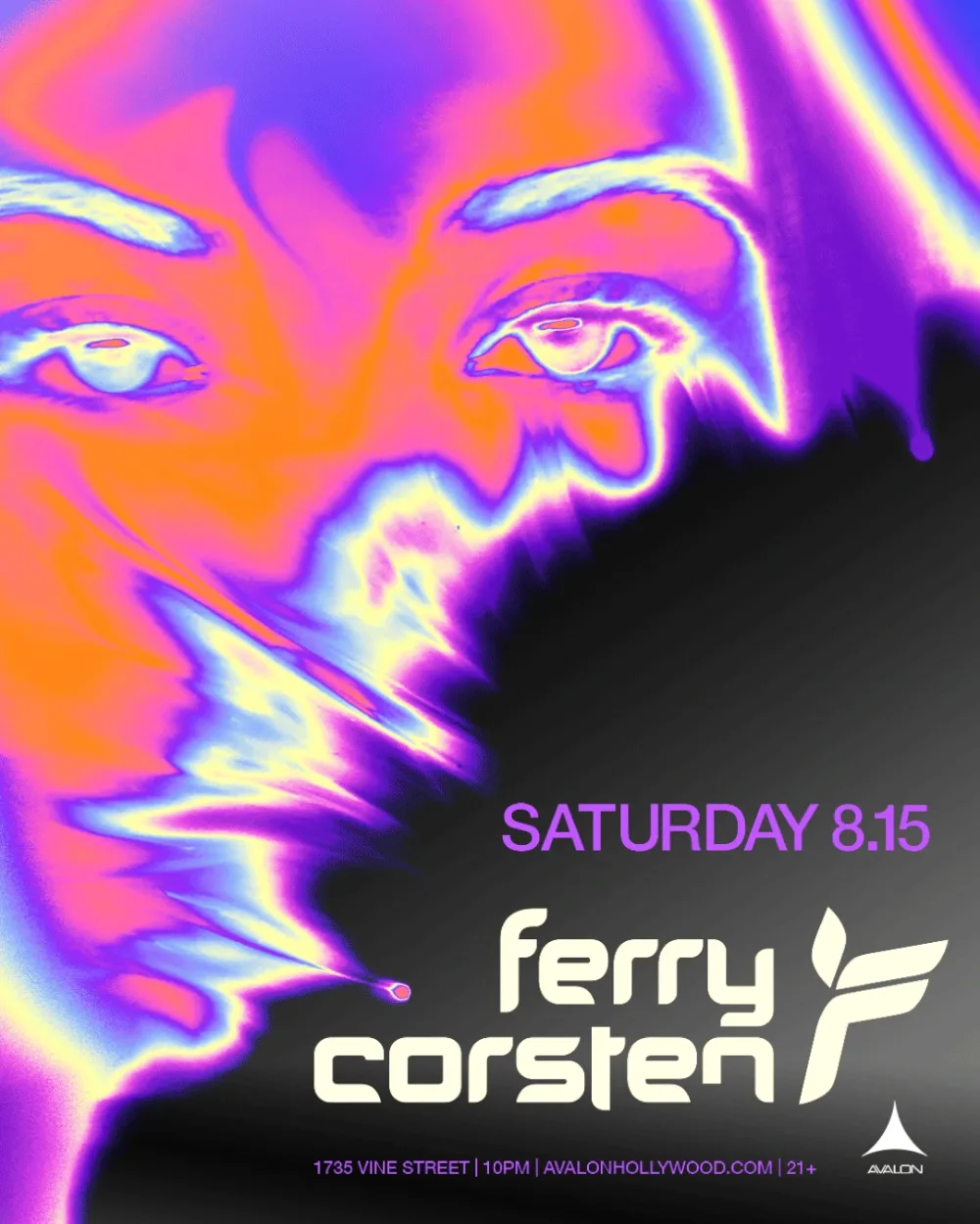Ferry Corsten — event flyer