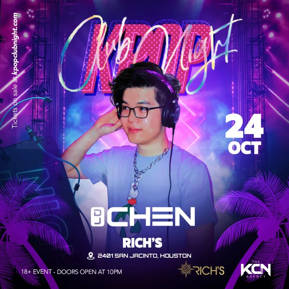 DJ CHEN — event flyer
