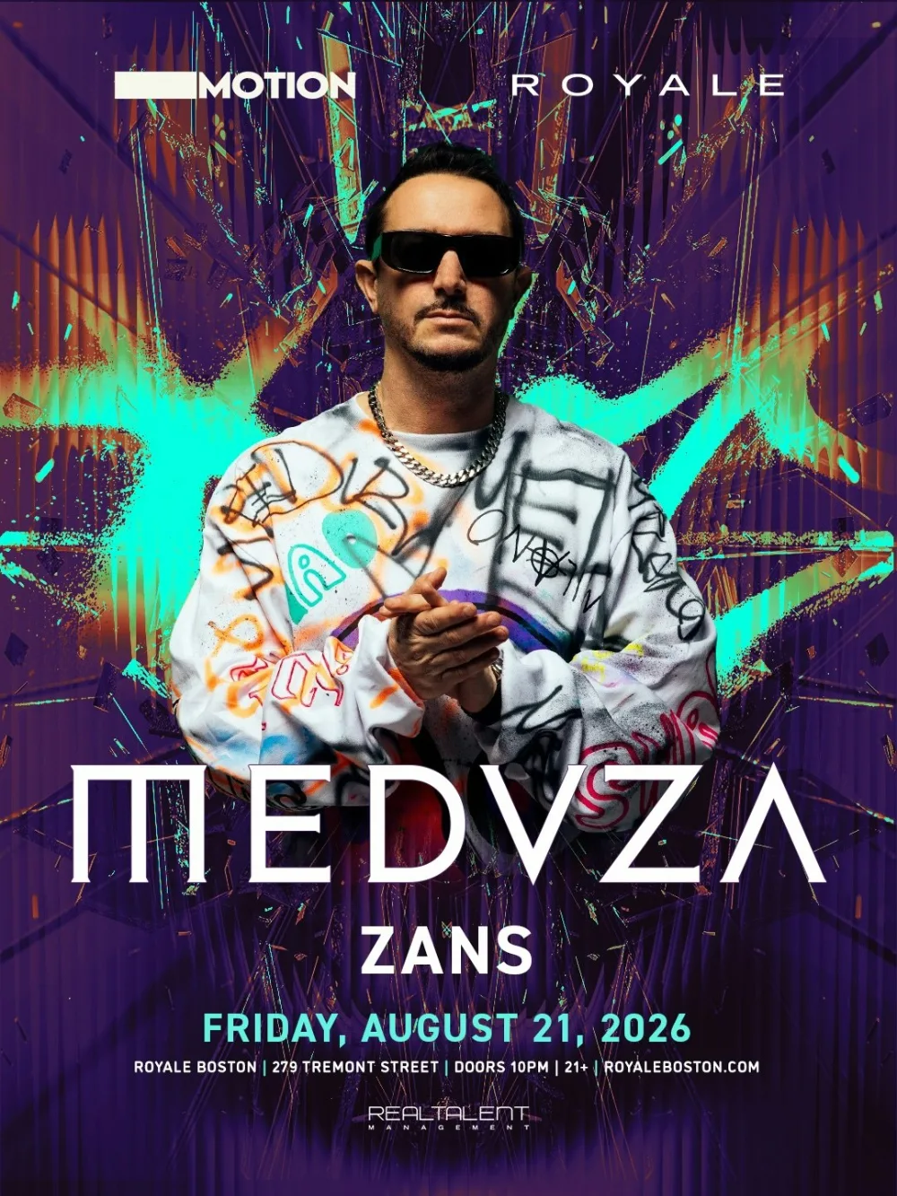 Meduza, zans — event flyer