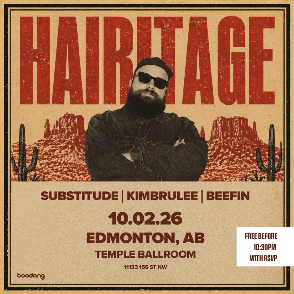 Hairitage — event flyer