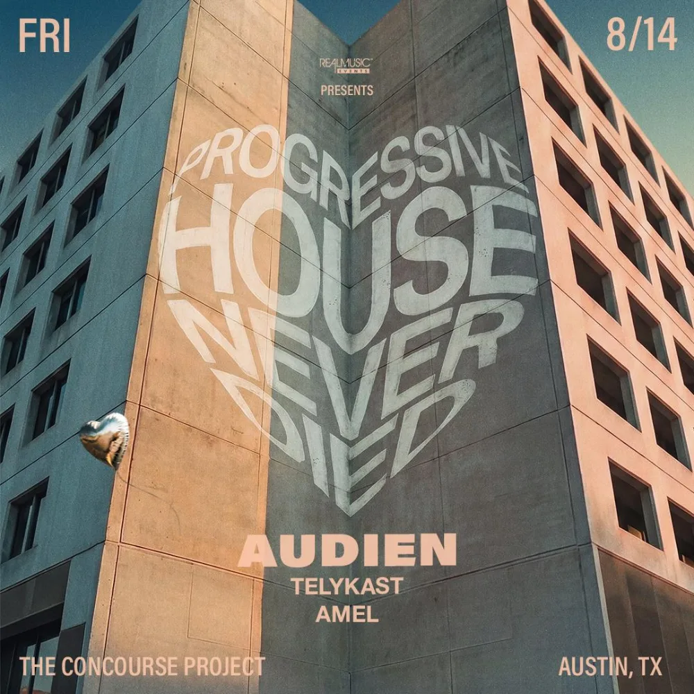 Audien, TELYKAST, Amél, Friendzone — event flyer