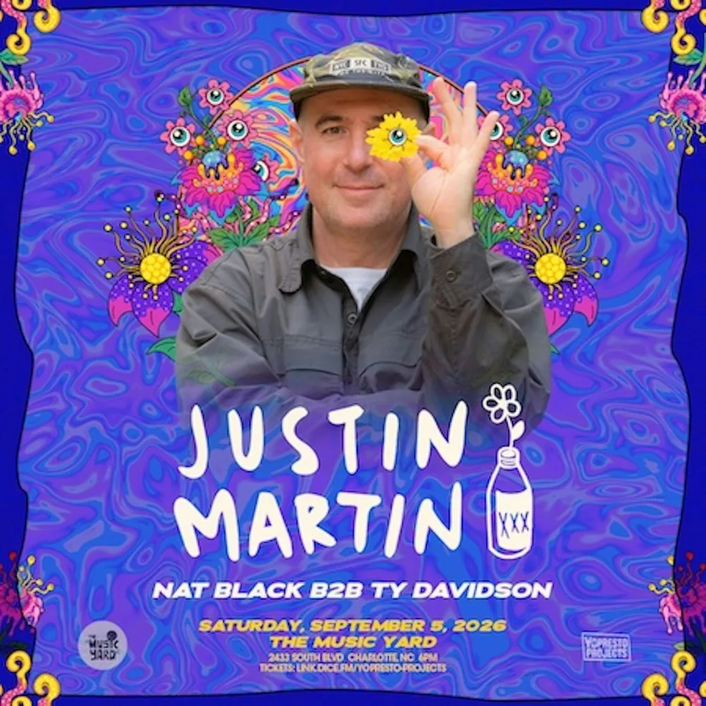 Justin Martin — event flyer