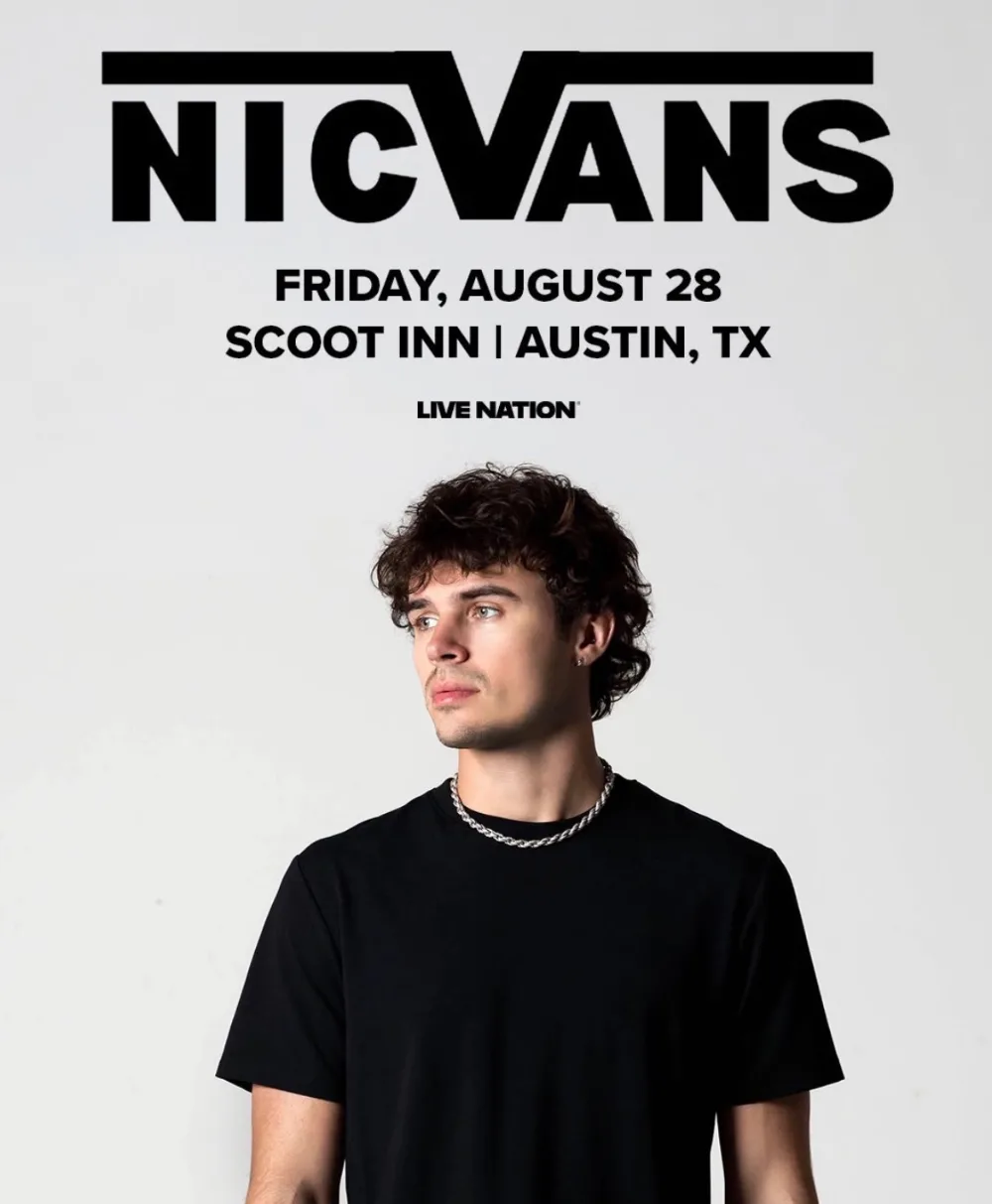 Nic Vans — event flyer
