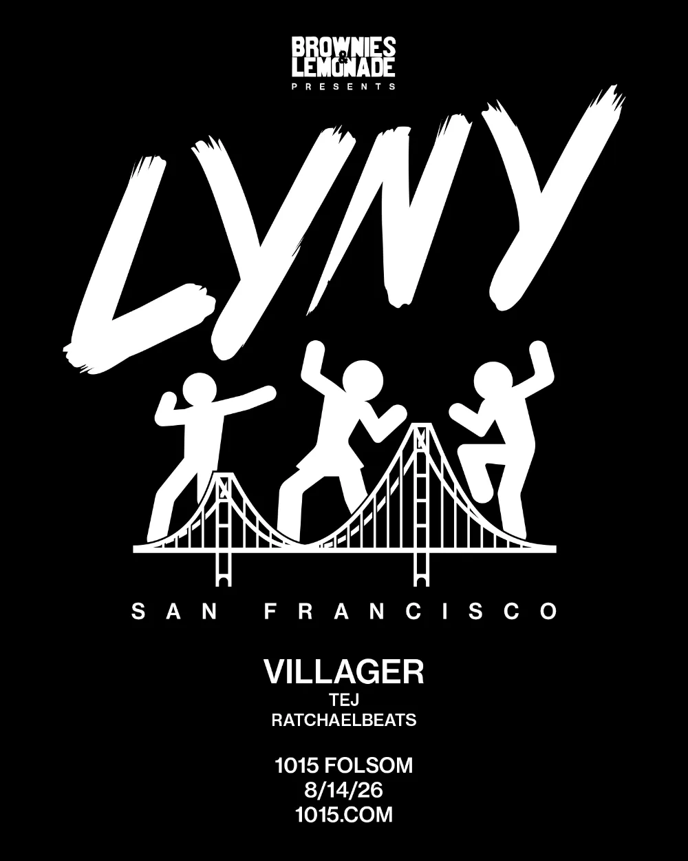 LYNY, Villager — event flyer